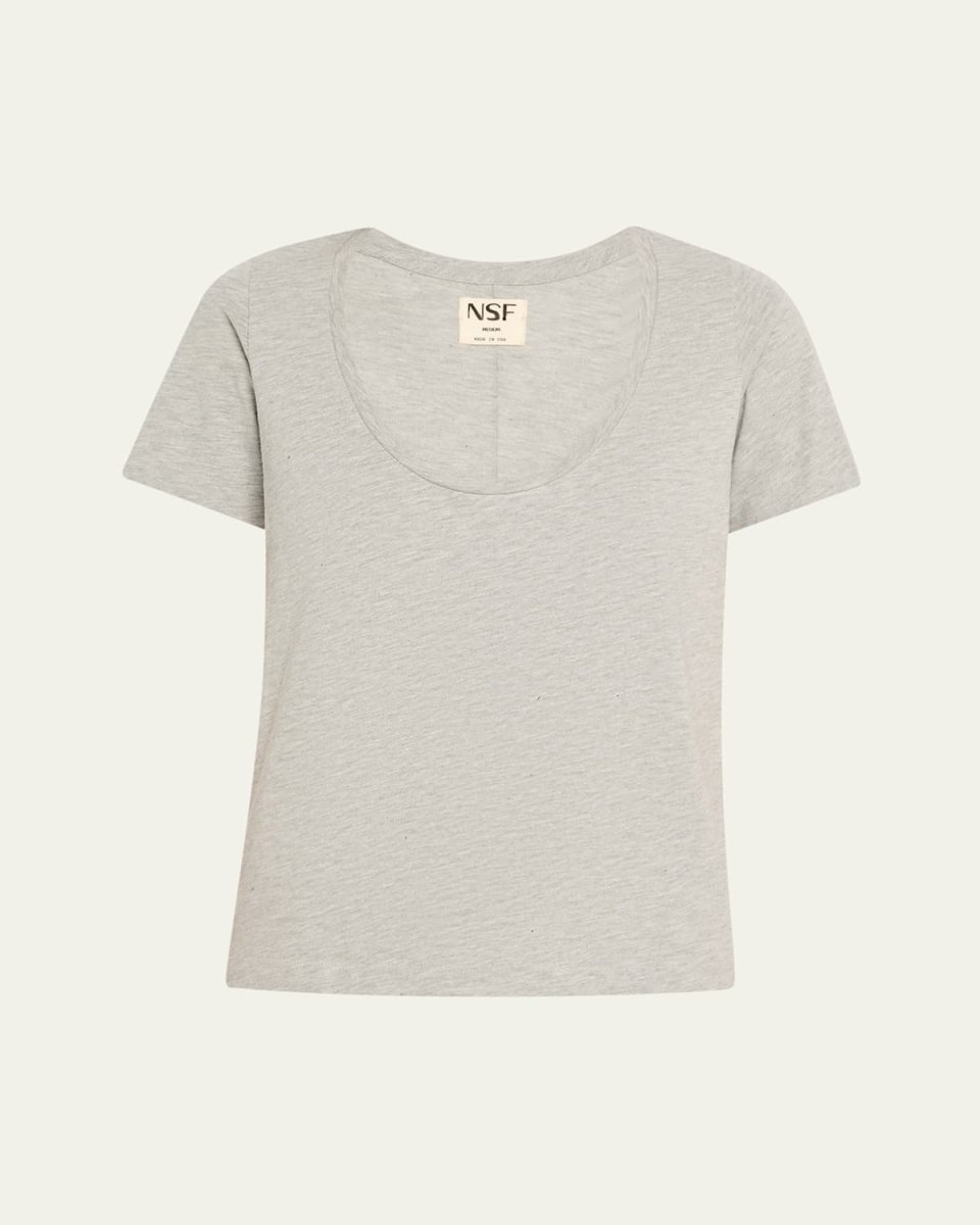 Tally Fitted U-Neck T